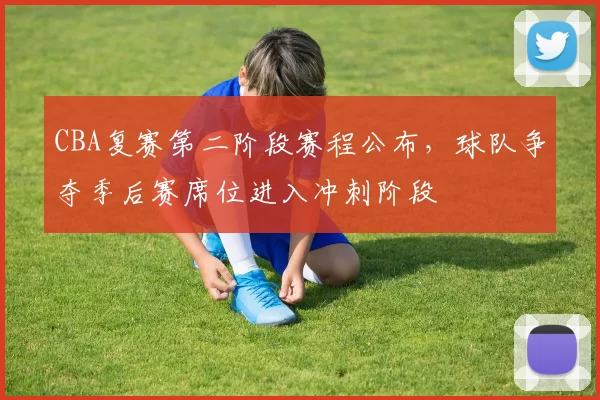 CBA复赛第二阶段赛程公布,球队争夺季后赛席位进入冲刺阶段